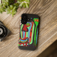 CRAZY.   Tribal Face Phone Case — Colorful Modern Art iPhone Cover