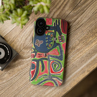 Abstract AFTERLIFE Phone Case — Bold Psychedelic Music Art