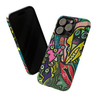CONCERT  Abstract Graffiti Phone Case — Colorful Street Art Tough Cases