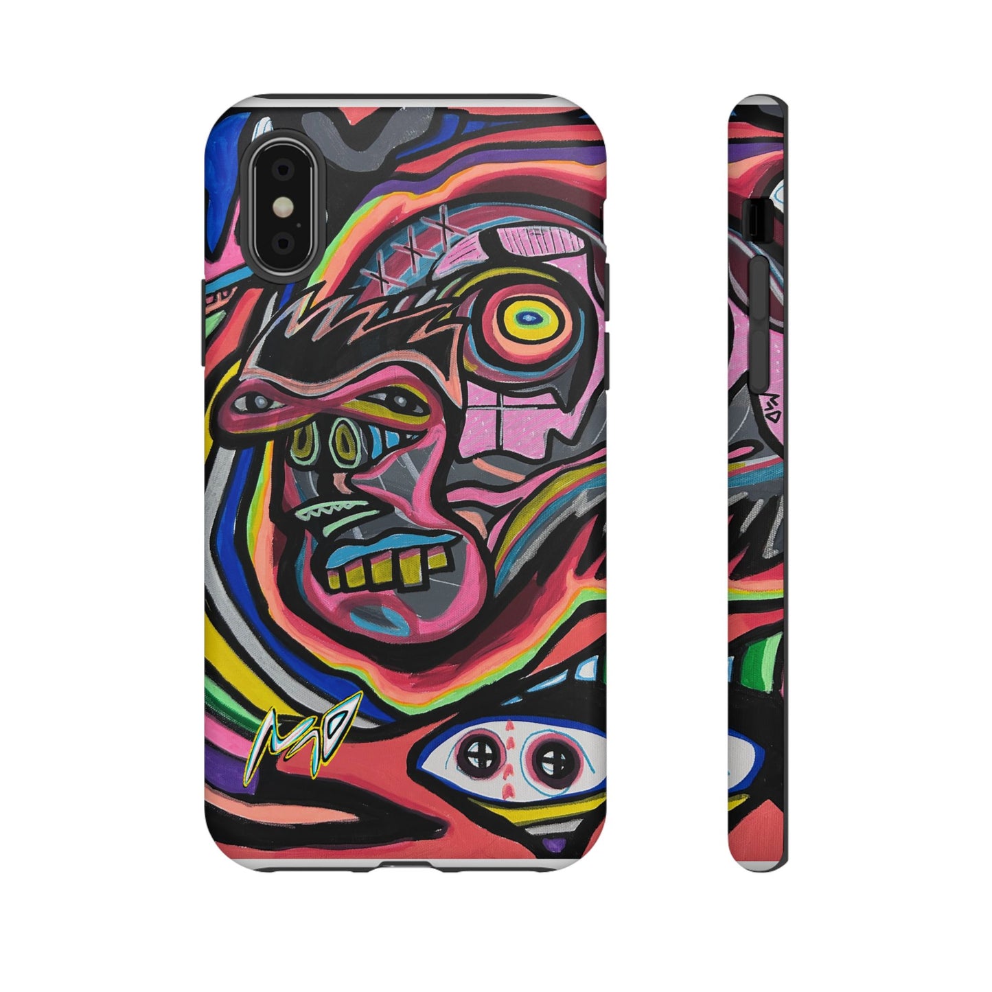 CRAZY Graffiti Phone Case — Colorful Street Art Protective Cover