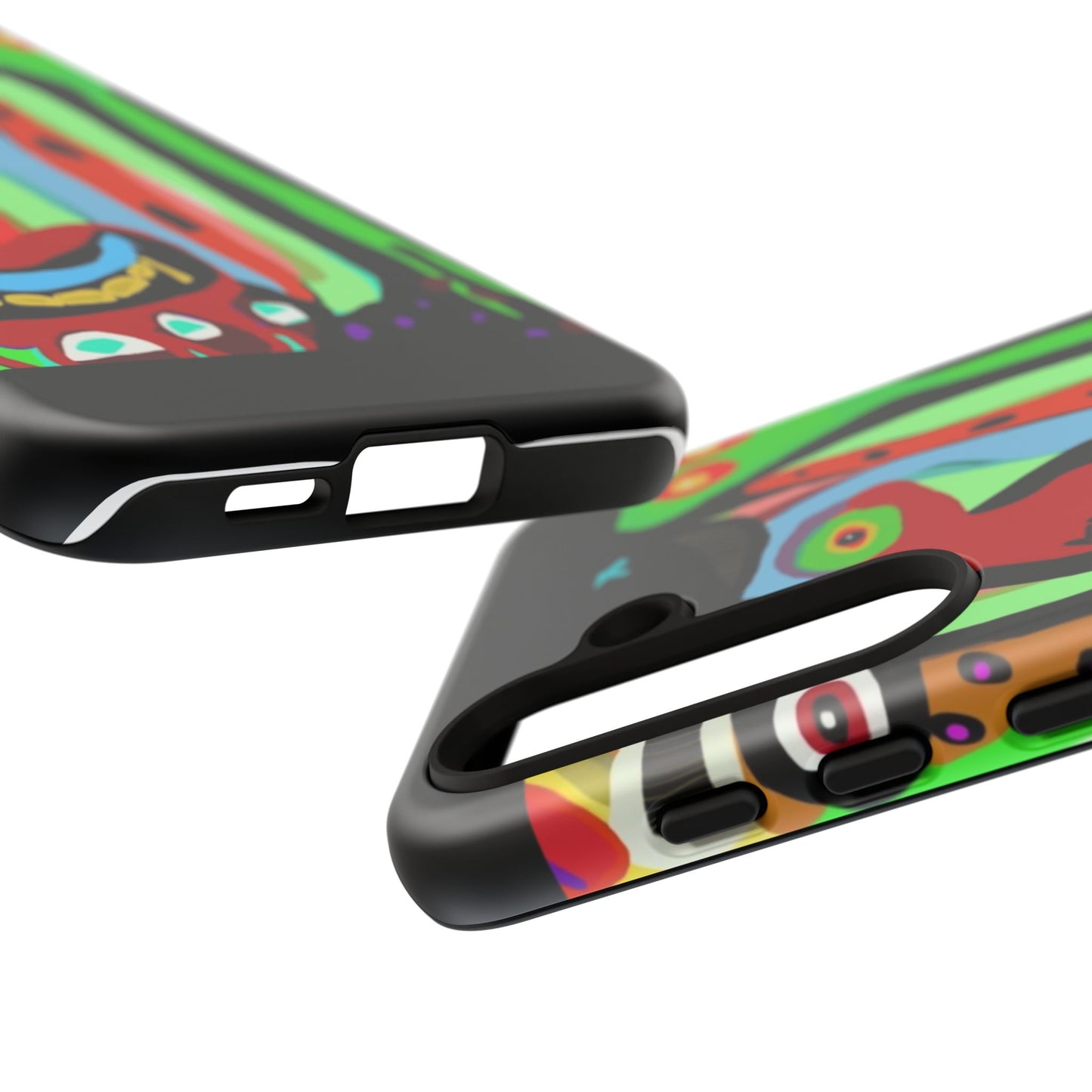 CRAZY.   Tribal Face Phone Case — Colorful Modern Art iPhone Cover