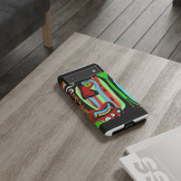 CRAZY.   Tribal Face Phone Case — Colorful Modern Art iPhone Cover