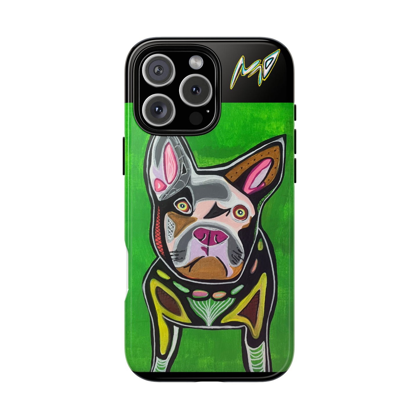 FRENCHIE  Art Phone Case – Colorful Pop Dog iPhone Cover