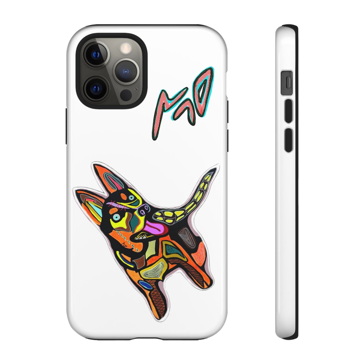 HUSKY  Colorful Abstract Dog Phone Case — 'MAD' Signature Protective Case