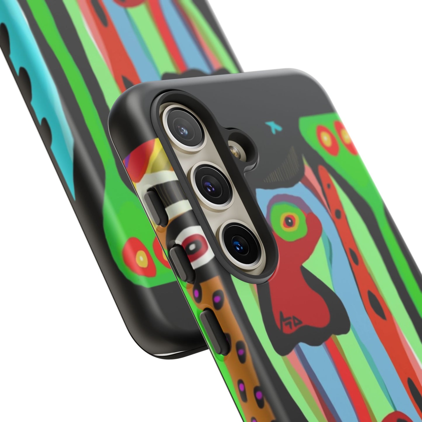 CRAZY.   Tribal Face Phone Case — Colorful Modern Art iPhone Cover