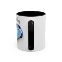 MELVIN.  Personalized Car Coffee Mug — 'Melvin' Sports Car Accent Mug (11/15oz)