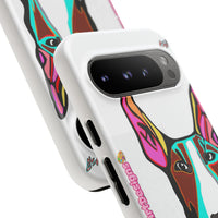 MR Bull Terrier Phone Case — Colorful Pop Art Tough Cases for Dog Lovers