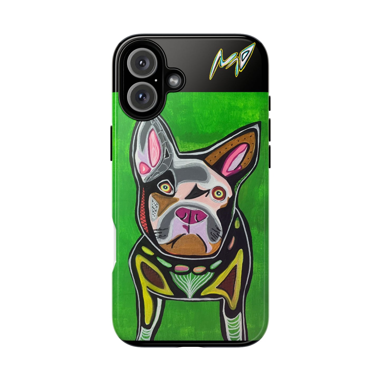 FRENCHIE  Art Phone Case – Colorful Pop Dog iPhone Cover