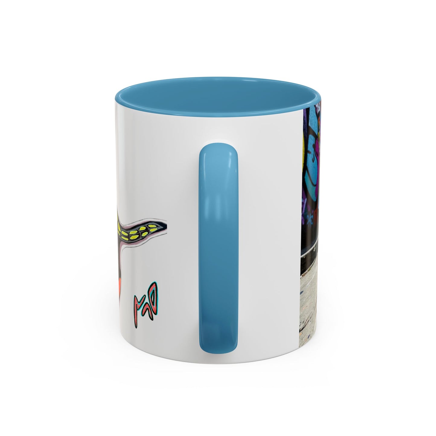 Colorful Pop Art Dog Accent Coffee Mug — Vibrant French Bulldog Design (11/15 oz)