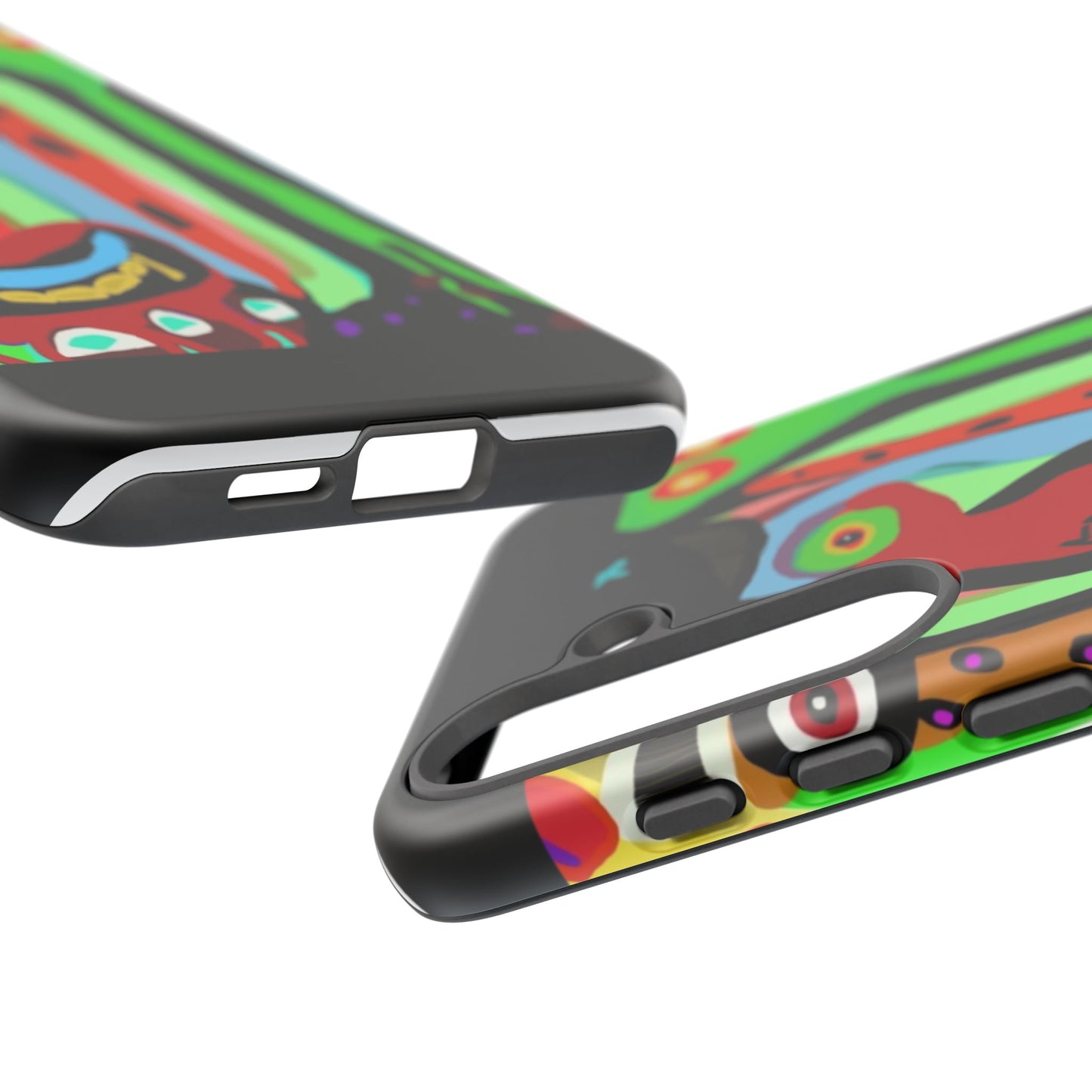 CRAZY.   Tribal Face Phone Case — Colorful Modern Art iPhone Cover