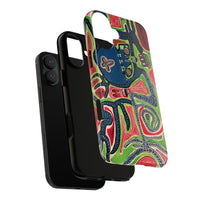 Abstract AFTERLIFE Phone Case — Bold Psychedelic Music Art