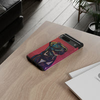 Colorful Pit LABRADOR Tough Phone Case — Vibrant Pop Art Dog Design