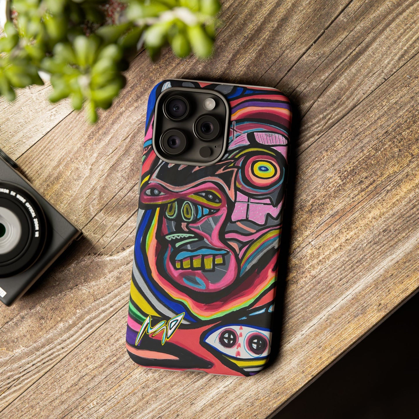 CRAZY Graffiti Phone Case — Colorful Street Art Protective Cover