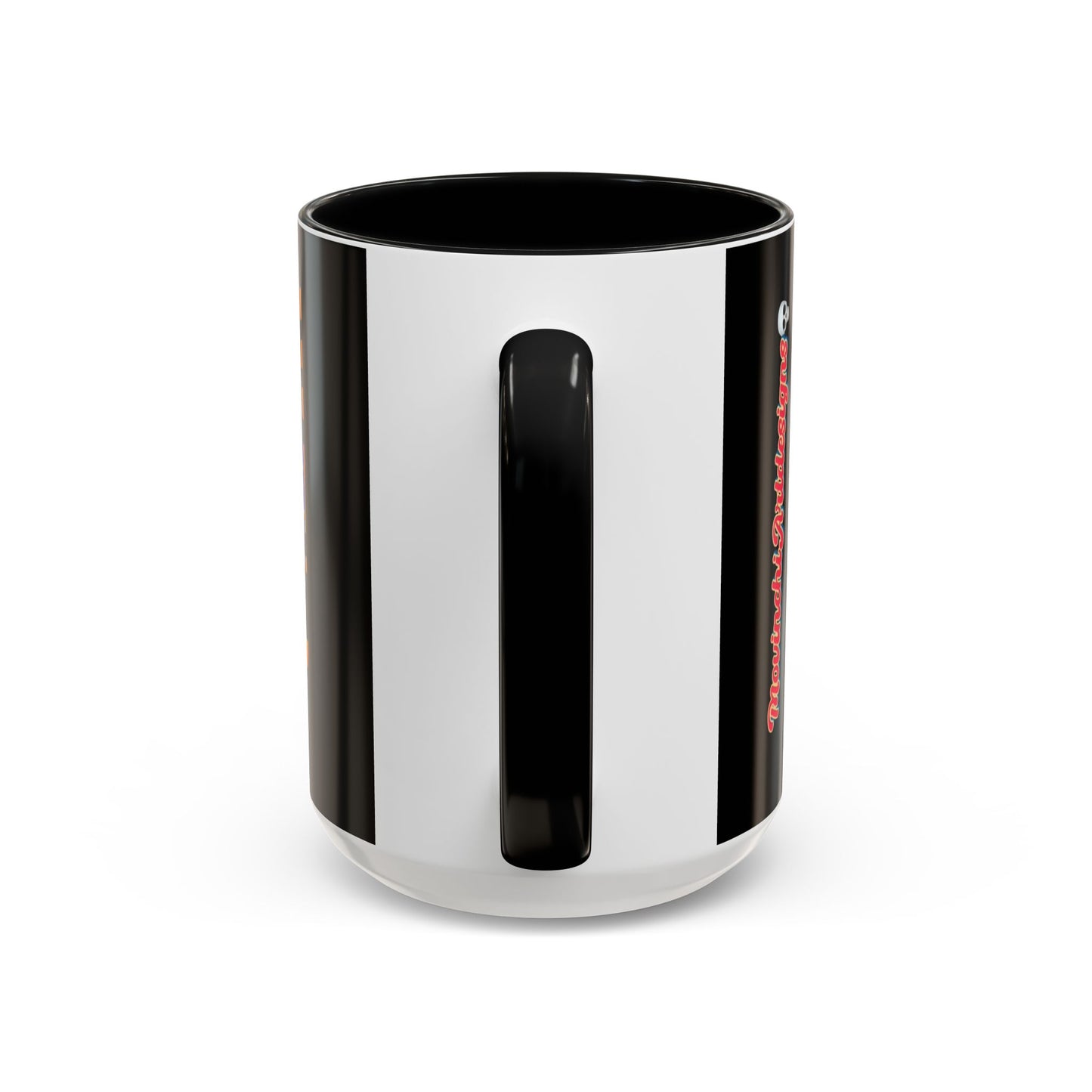 Coffee Mug — Colorful Abstract Cross Accent Ceramic Mug (11/15 oz)
