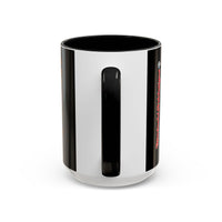 Coffee Mug — Colorful Abstract Cross Accent Ceramic Mug (11/15 oz)