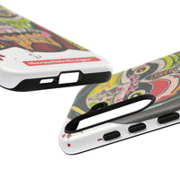 KUNTA.  Abstract Tribal Skull Phone Case — Colorful Street Art Protective Cover