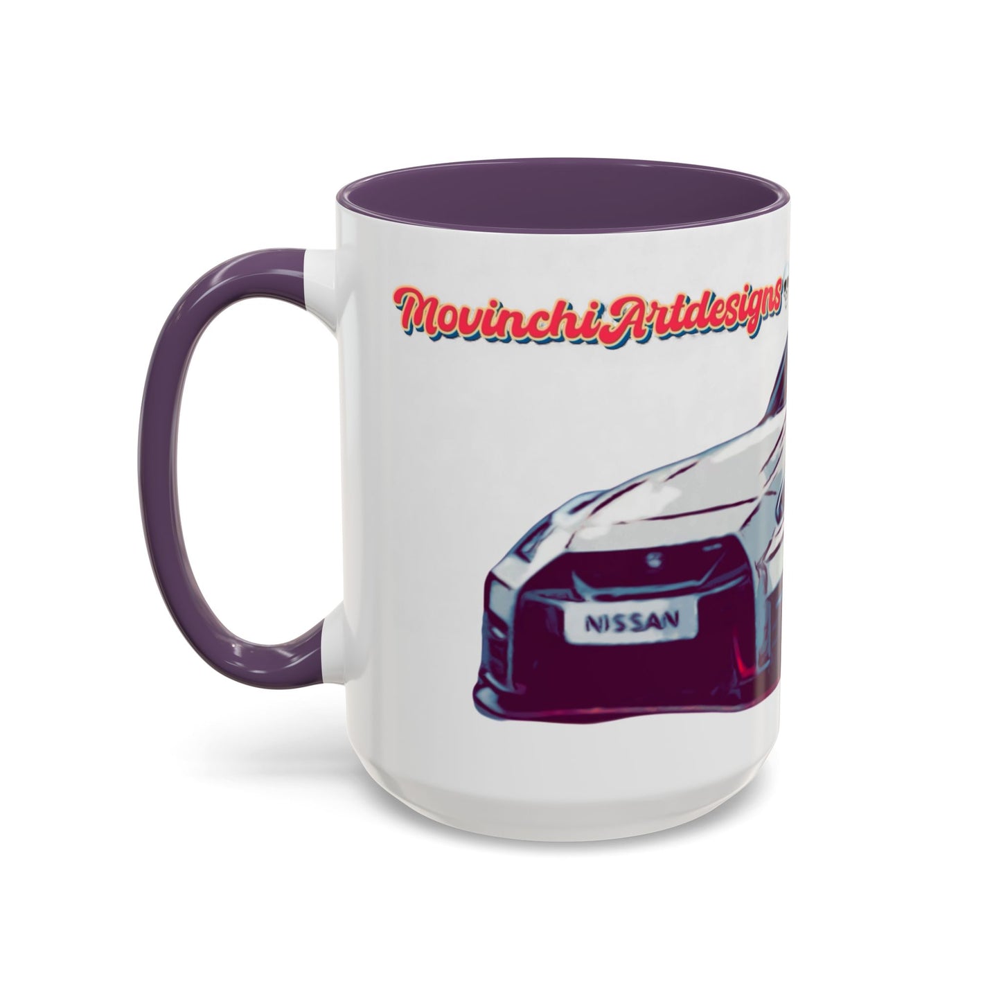 R35.  Sports Car Accent Mug — Nissan GT-R Inspired Coffee Cup (11/15oz)