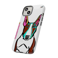 MR Bull Terrier Phone Case — Colorful Pop Art Tough Cases for Dog Lovers
