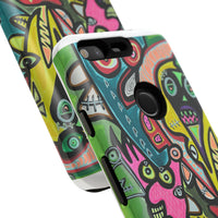 CONCERT  Abstract Graffiti Phone Case — Colorful Street Art Tough Cases
