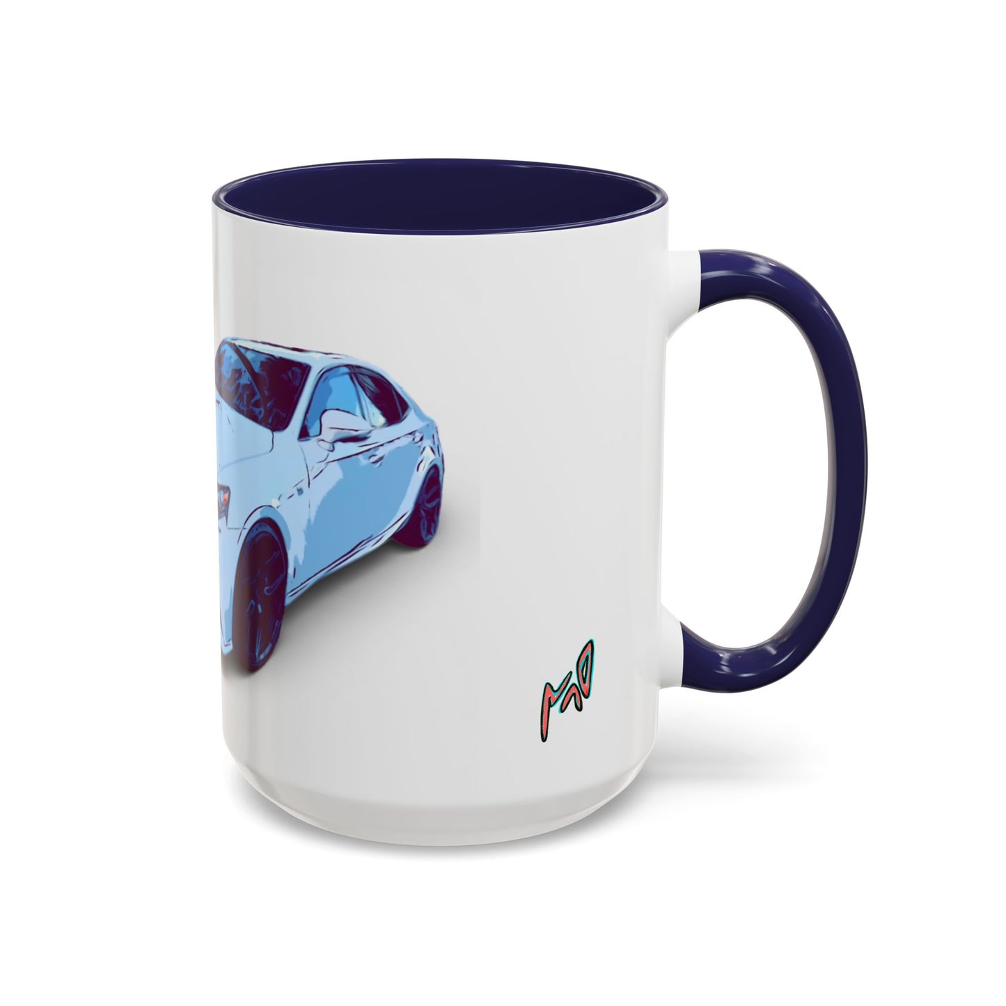 IS300 Car Lover Accent Coffee Mug – White Sports Sedan Design (11oz & 15oz)