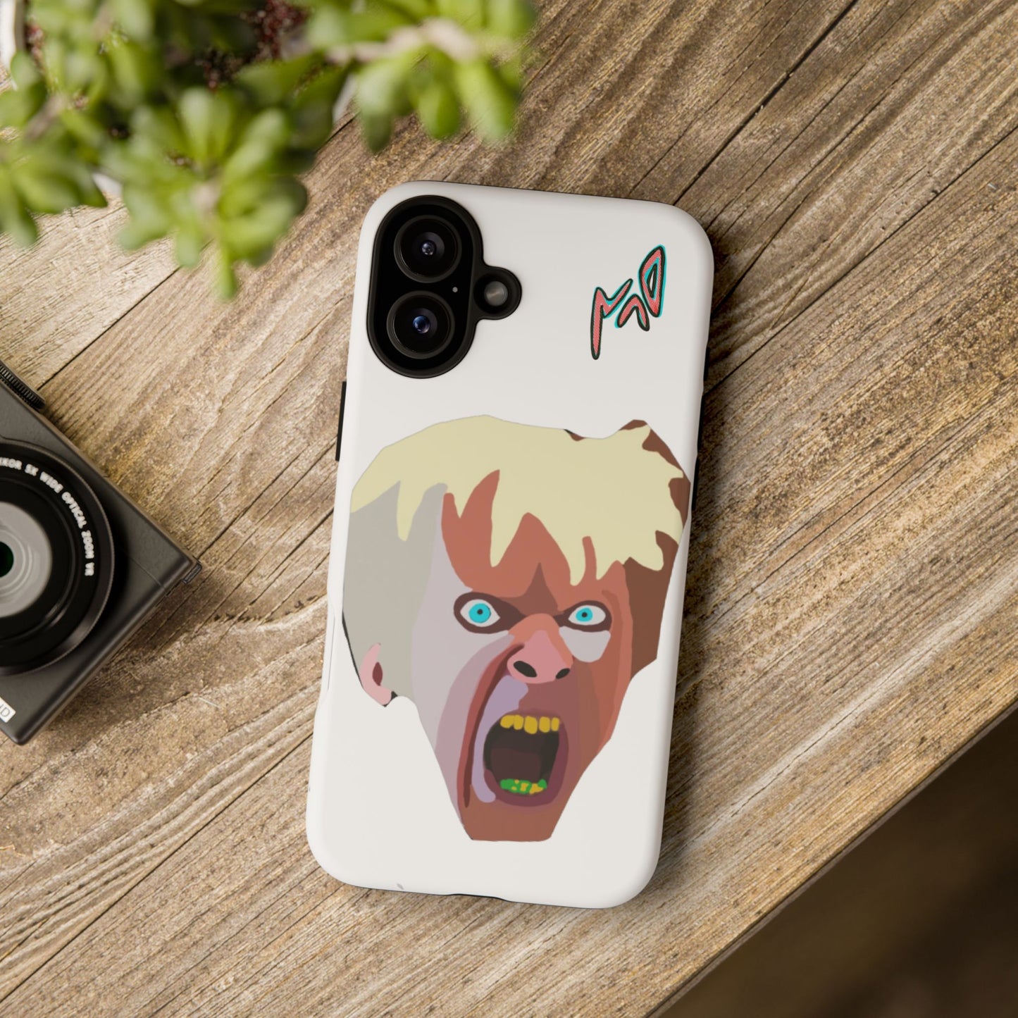 KAREN.  Phone Case — Retro Horror Face Graphic ("Tough Cases")