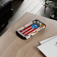 Puerto Rican Flag Phone Case - Rustic Coquí Door Design Tough Case
