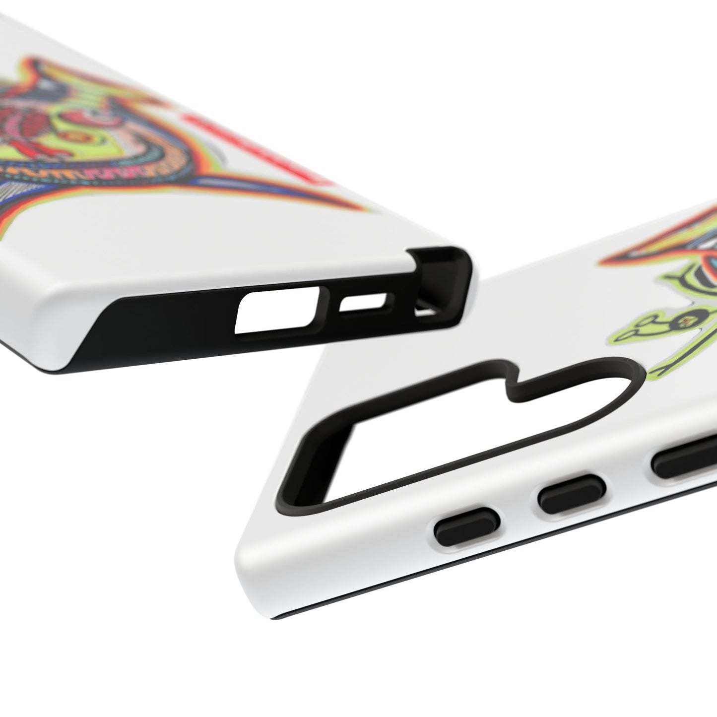 Phone Case — Colorful Abstract PARASITE  Fish Art Tough Cases