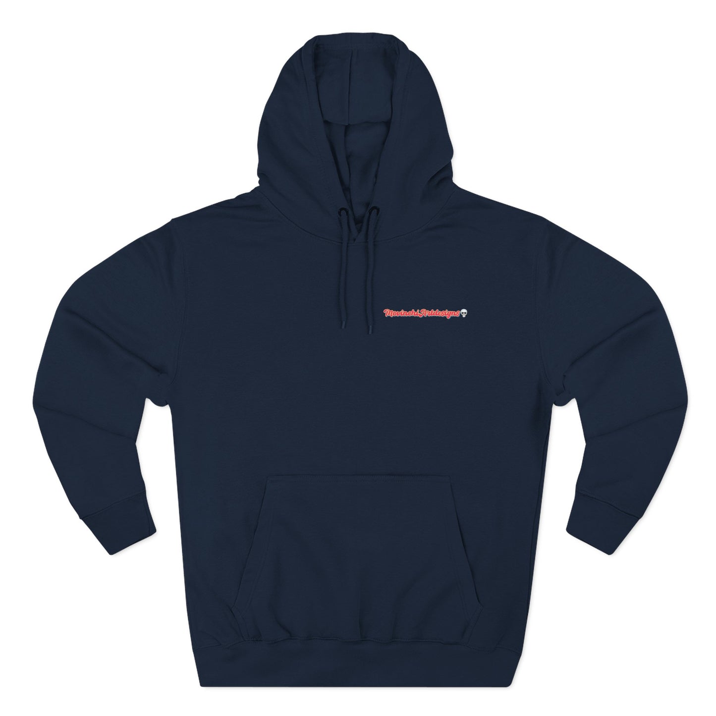HEART ATTACK  Abstract Psyche Hoodie — Colorful Three-Panel Back Art Fleece Hoodie