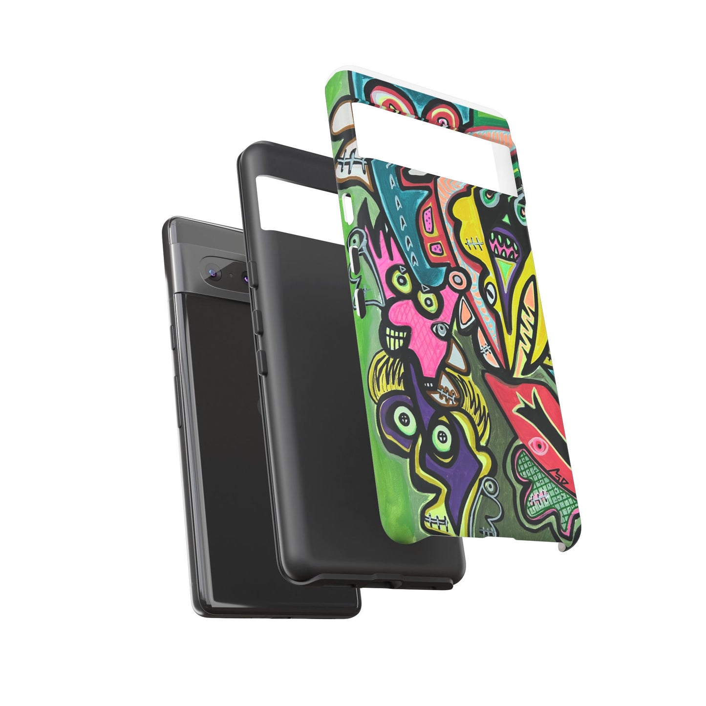 CONCERT  Abstract Graffiti Phone Case — Colorful Street Art Tough Cases
