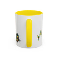 Colorful Butterfly Coffee Mug — Vibrant Monarch Art Accent Mug (11/15oz)