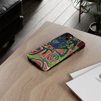 Abstract AFTERLIFE Phone Case — Bold Psychedelic Music Art