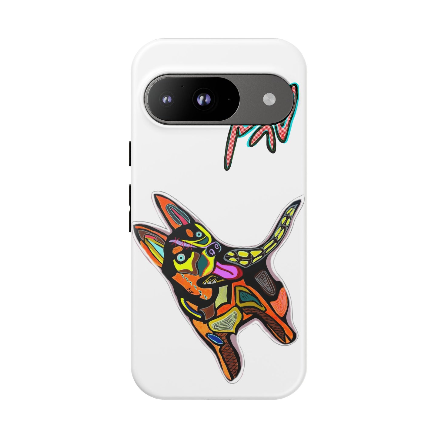 HUSKY  Colorful Abstract Dog Phone Case — 'MAD' Signature Protective Case