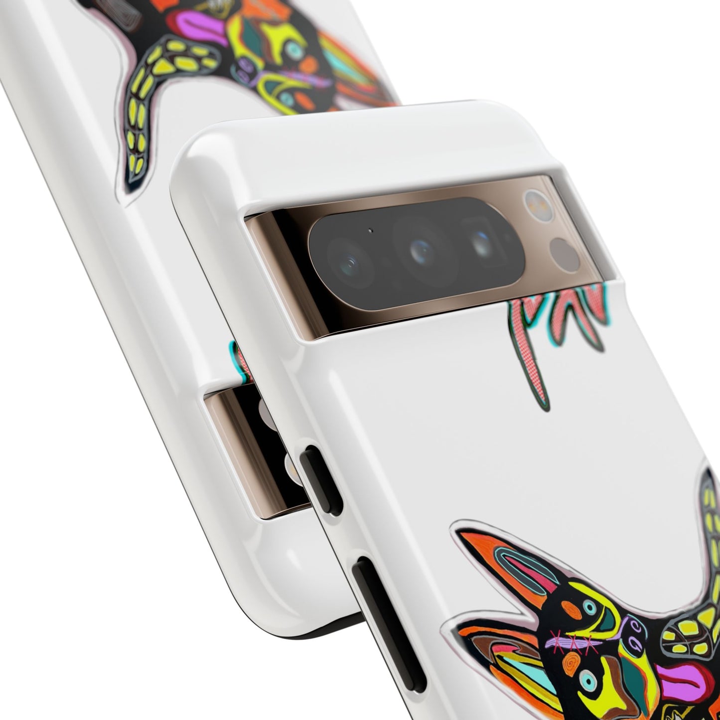 HUSKY  Colorful Abstract Dog Phone Case — 'MAD' Signature Protective Case