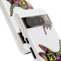 HUSKY  Colorful Abstract Dog Phone Case — 'MAD' Signature Protective Case