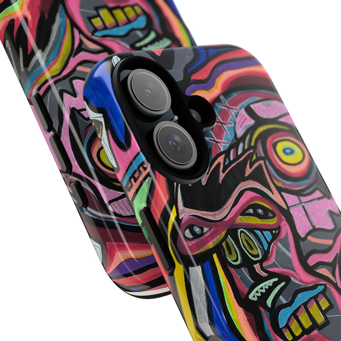 CRAZY Graffiti Phone Case — Colorful Street Art Protective Cover