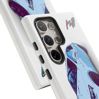 Melvin White Sports Car Phone Case - Retro Pop Art Supercar Protective Tough Case