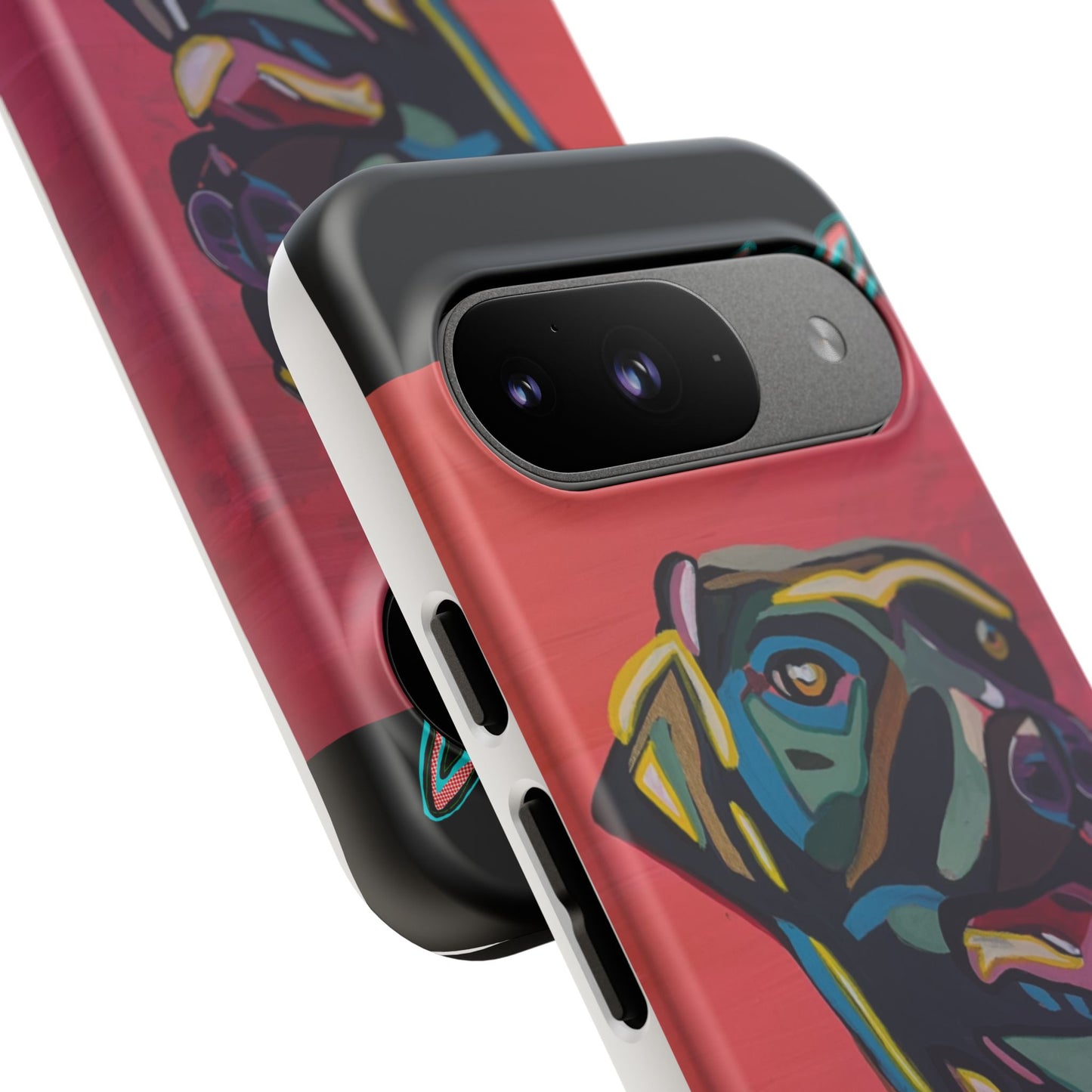 Colorful Pit LABRADOR Tough Phone Case — Vibrant Pop Art Dog Design