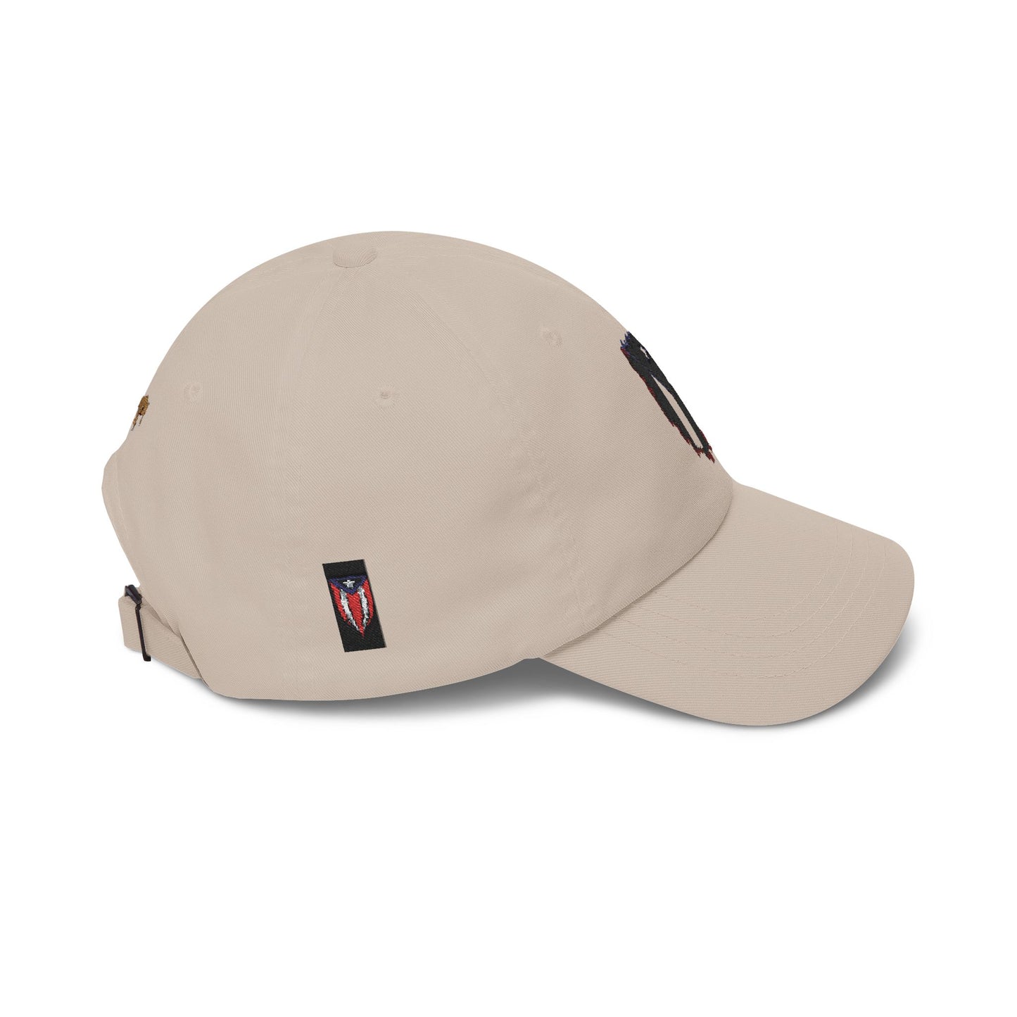 Dad Cap — Puerto Rico Flag Embroidered Distressed Logo