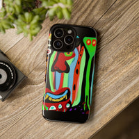 CRAZY.   Tribal Face Phone Case — Colorful Modern Art iPhone Cover