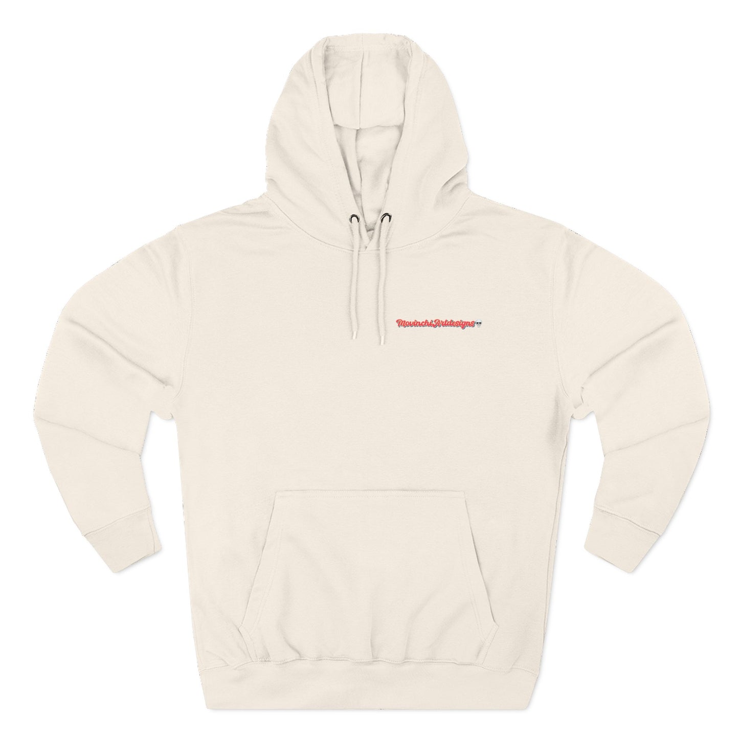 HEART ATTACK  Abstract Psyche Hoodie — Colorful Three-Panel Back Art Fleece Hoodie