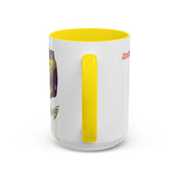 RX7  Coffee Mug — Yellow Sports Car Illustration Accent Mug