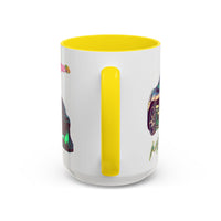 Coffee Mug —ECLIPSE  Neon Sports Car Design with "MovinchiArtDesigns" Logo
