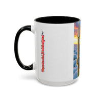 Surreal VINCENT Tribal Warrior Accent Coffee Mug — Colorful Skull Art 11/15oz