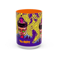 OLIVER TREE"The GOAT" Pop Art Coffee Mug – Colorful Retro Graphic Accent Mug (11/15oz)