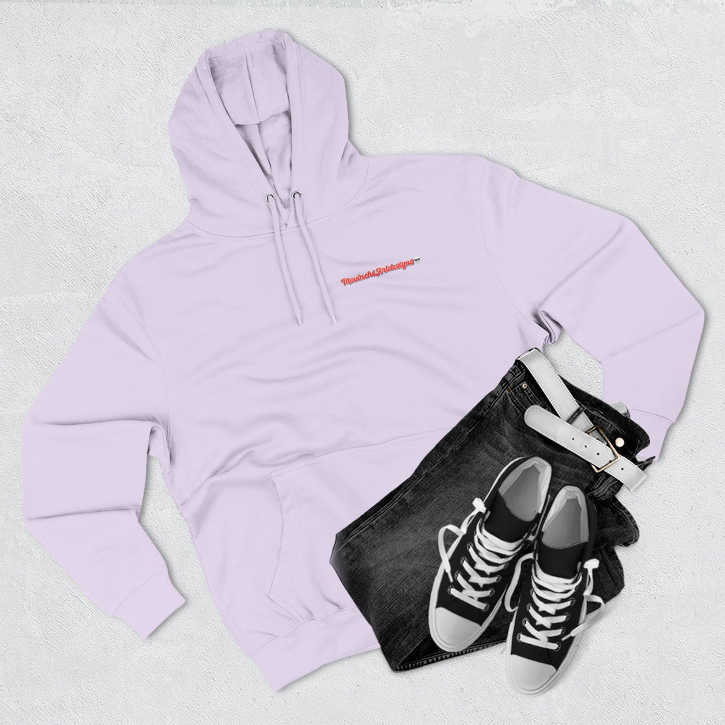 HEART ATTACK  Abstract Psyche Hoodie — Colorful Three-Panel Back Art Fleece Hoodie
