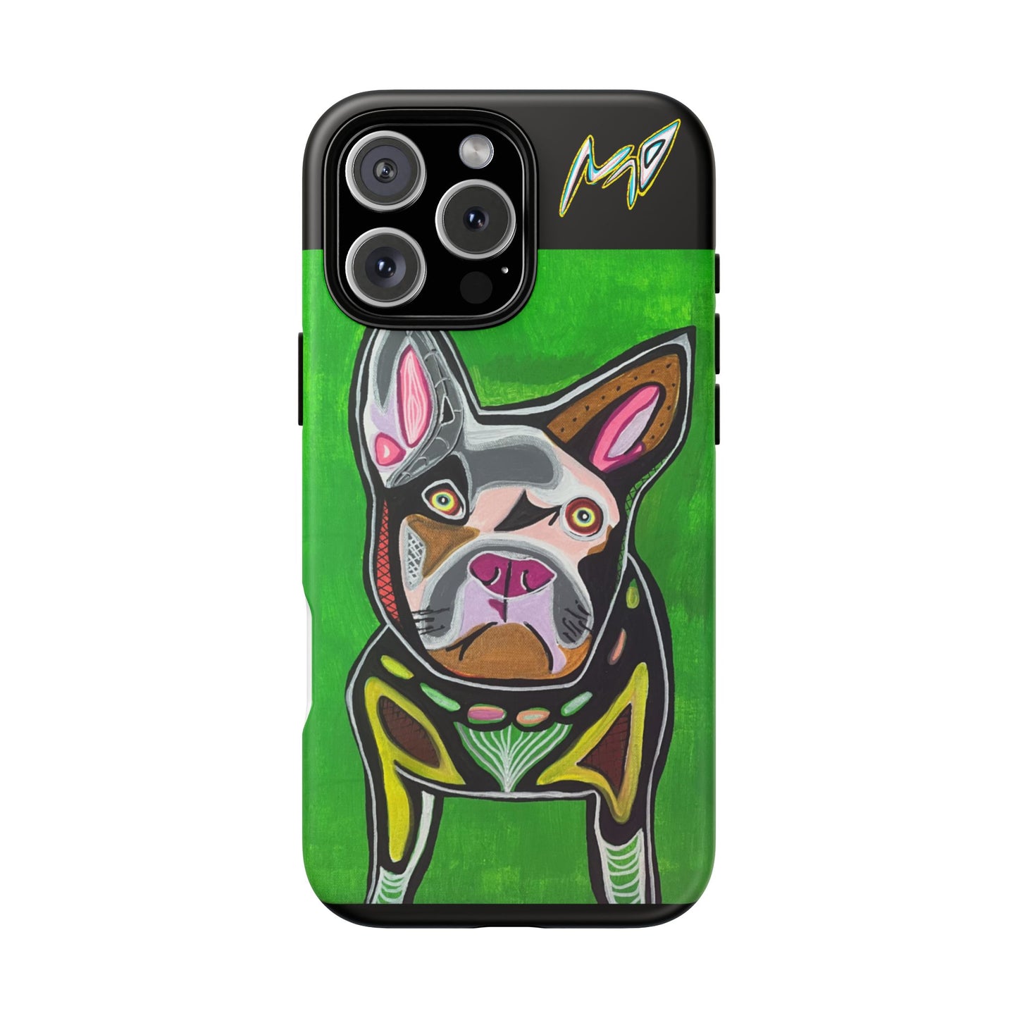 FRENCHIE  Art Phone Case – Colorful Pop Dog iPhone Cover