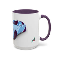 IS300 Car Lover Accent Coffee Mug – White Sports Sedan Design (11oz & 15oz)