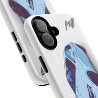 Melvin White Sports Car Phone Case - Retro Pop Art Supercar Protective Tough Case