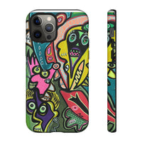 CONCERT  Abstract Graffiti Phone Case — Colorful Street Art Tough Cases