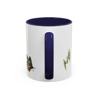 Colorful Butterfly Coffee Mug — Vibrant Monarch Art Accent Mug (11/15oz)